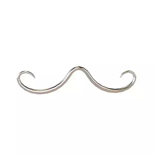 Mustache Fancy Nose Ring v1 001