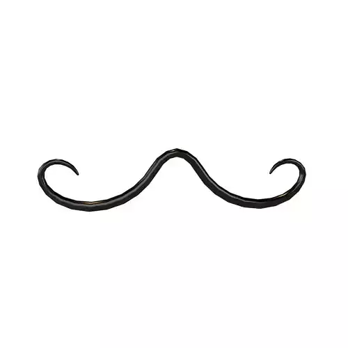 Mustache Fancy Nose Ring v1 002
