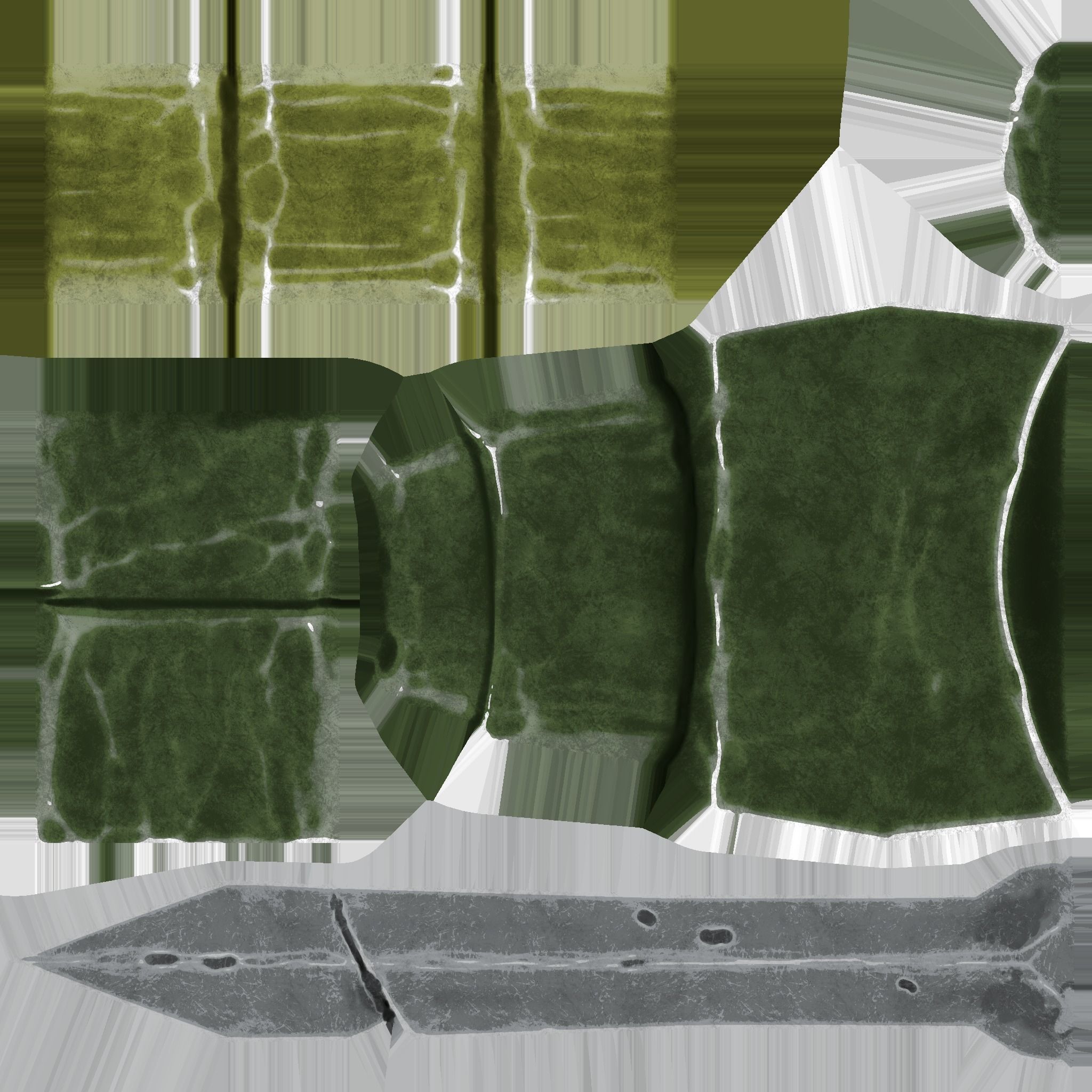 Stylized Handpainted Sword x 3 Free low-poly 3D model_13