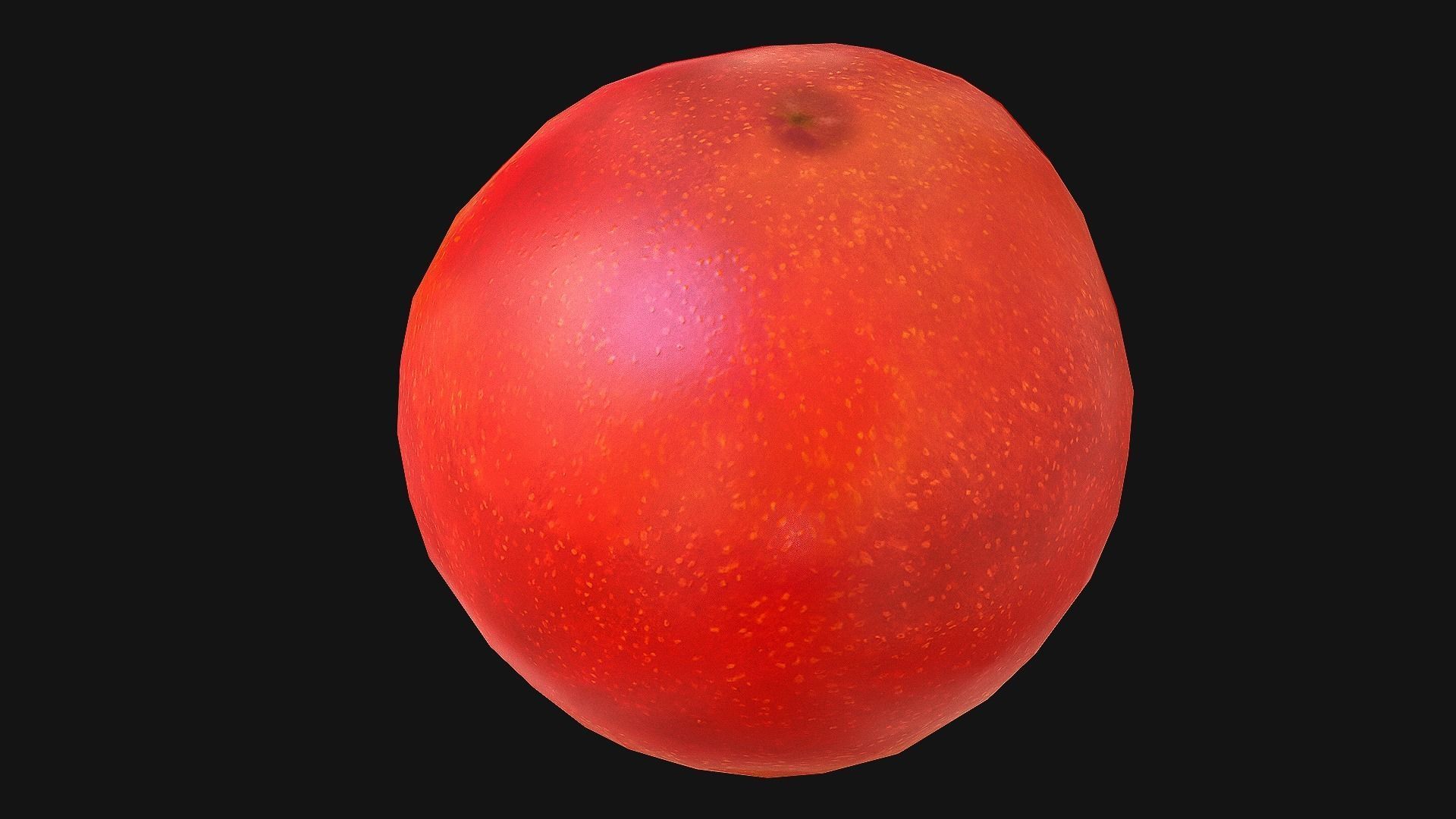 Tomatoes mango Low-poly 3D model_18