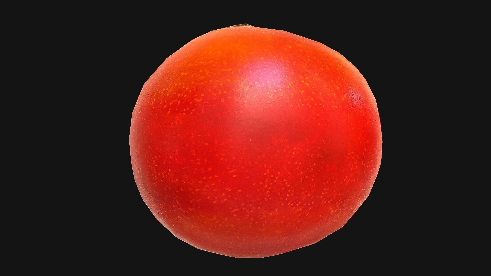 Tomatoes mango Low-poly 3D model_17