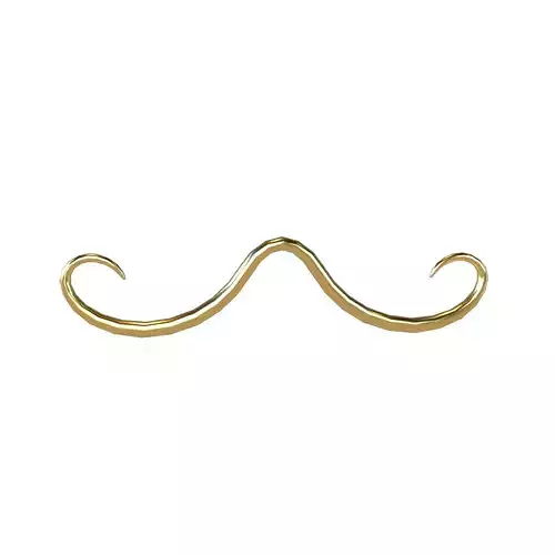 Mustache Fancy Nose Ring v1 003