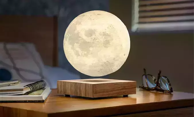 MOON LAMP for bedroom and office Free low-poly 3D model