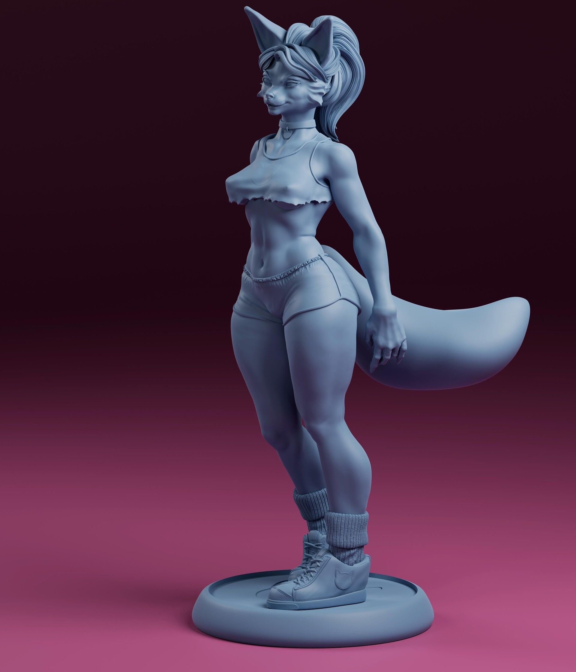 Mandy Statue 3D print model_7