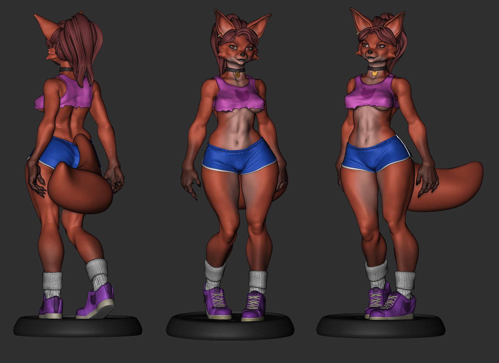 Mandy Statue 3D print model_15