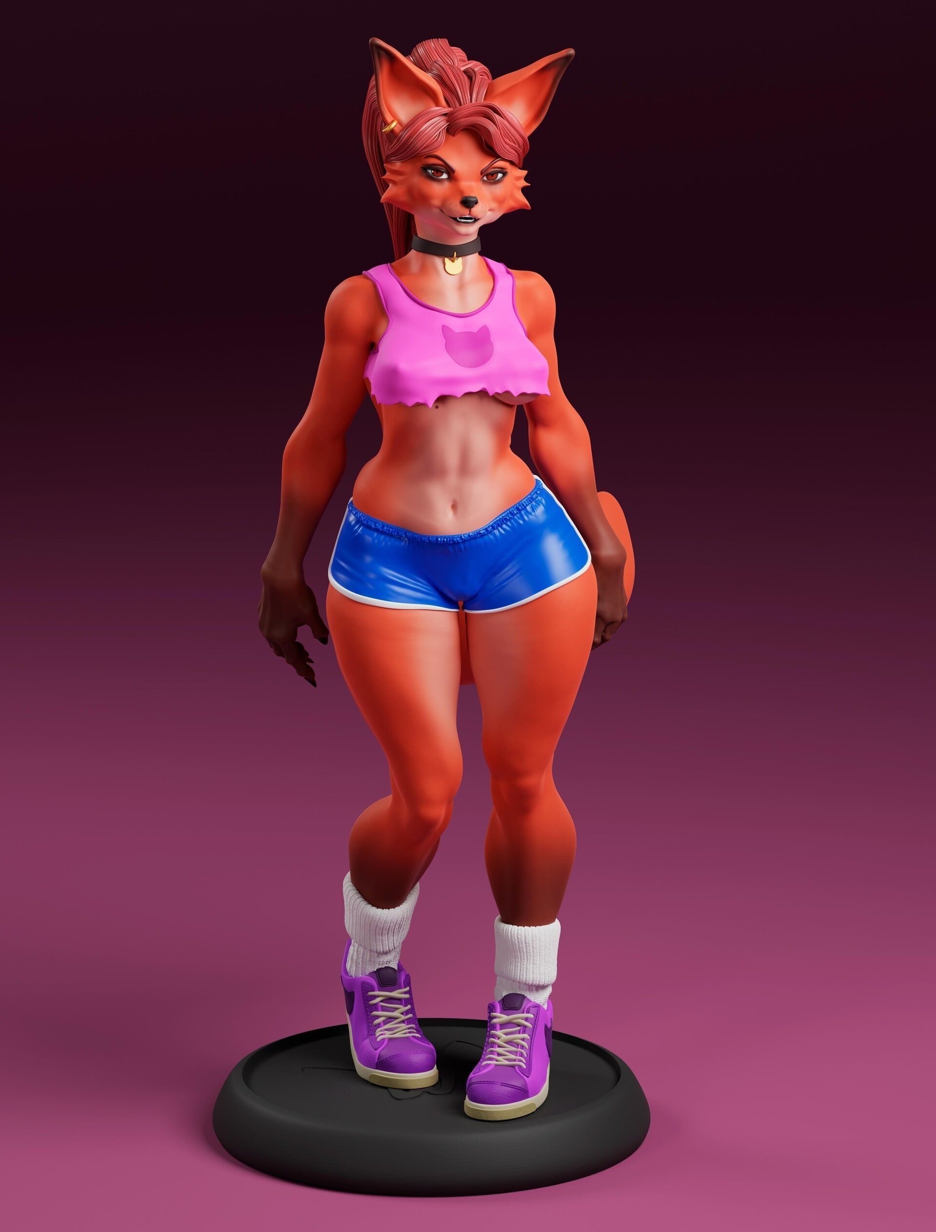 Mandy Statue 3D print model_2