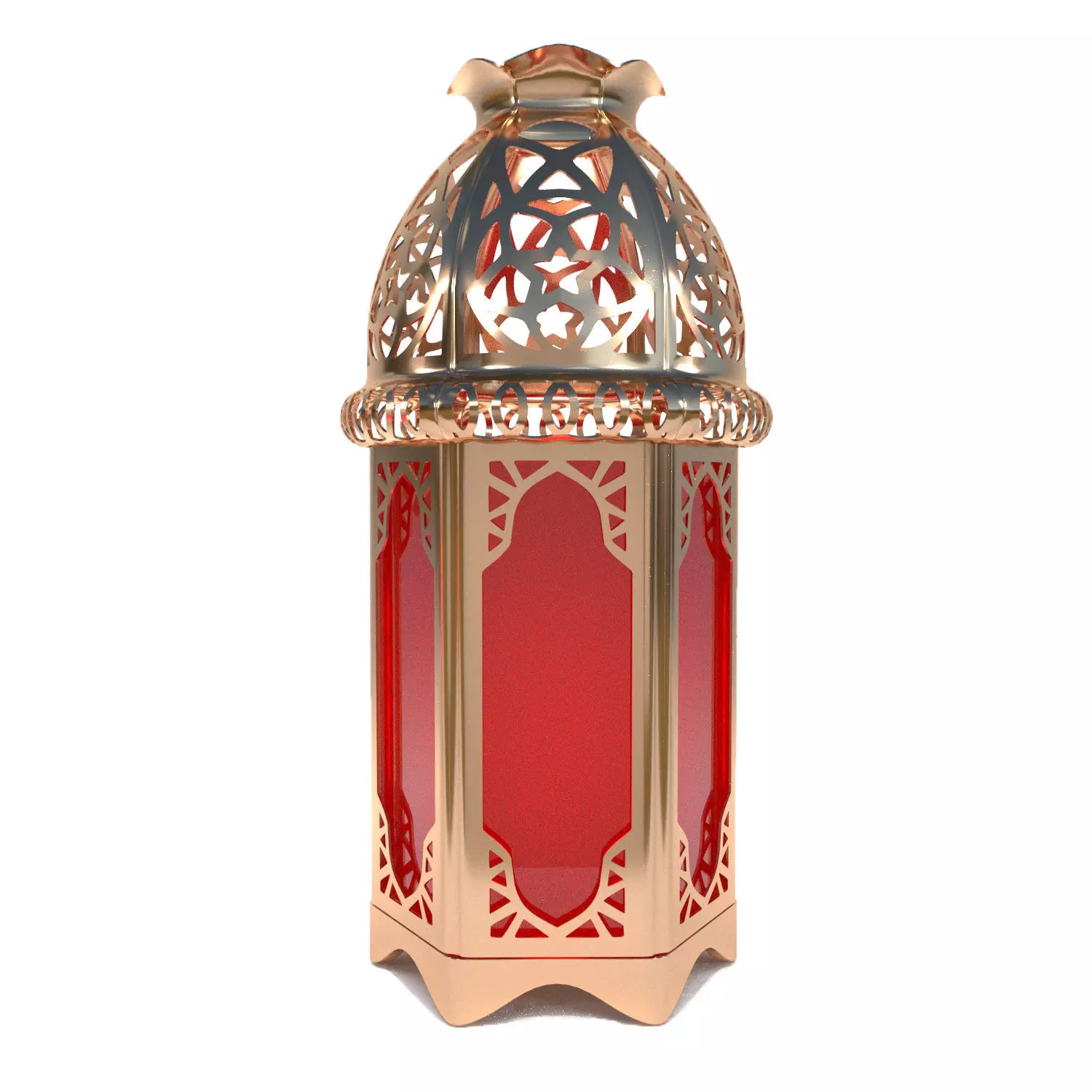 Arabic lamp 3D model_0