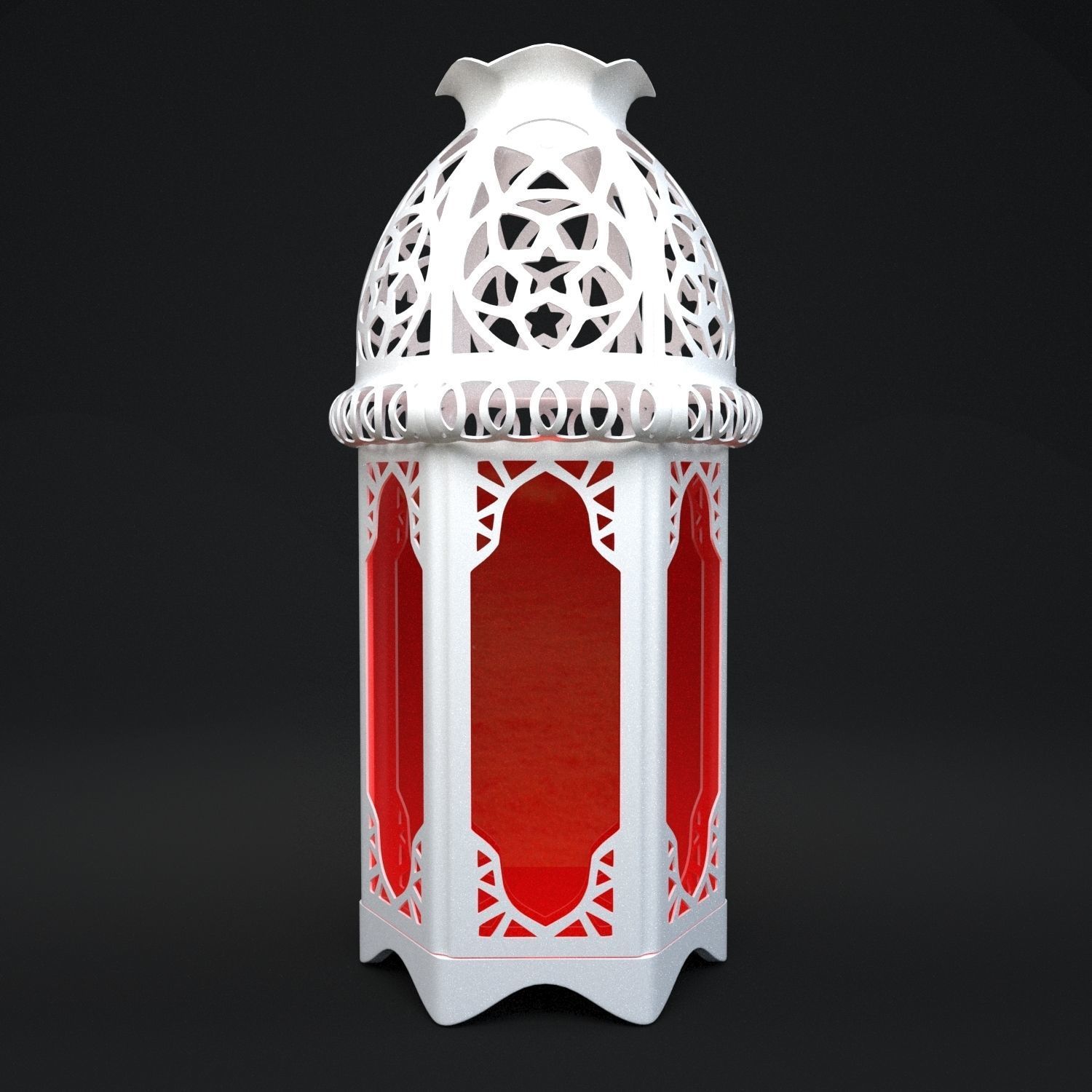 Arabic lamp 3D model_1