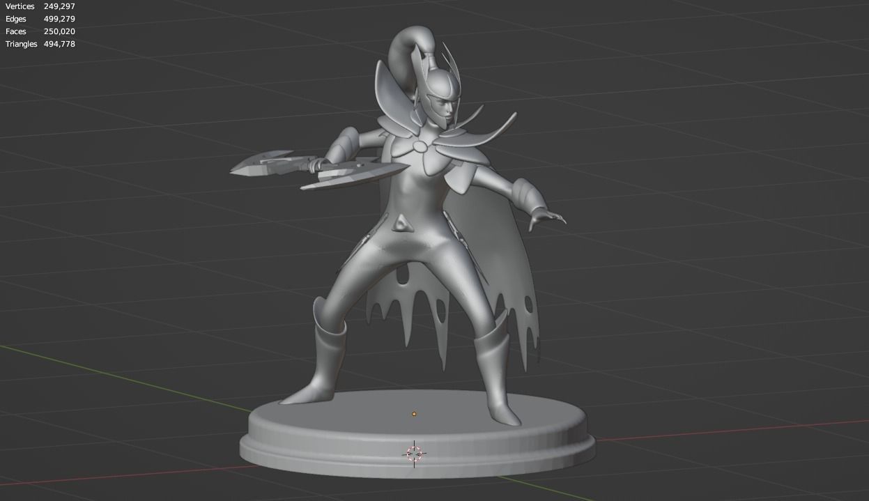 Printable character of game dota 2 Phantom Assassin Low-poly 3D model_5