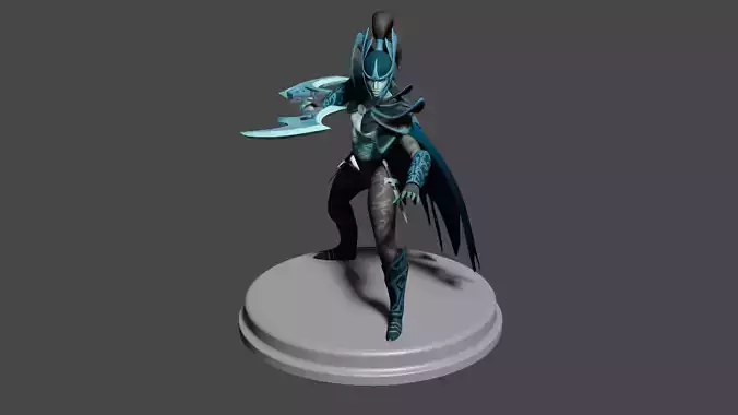 Printable character of game dota 2 Phantom Assassin