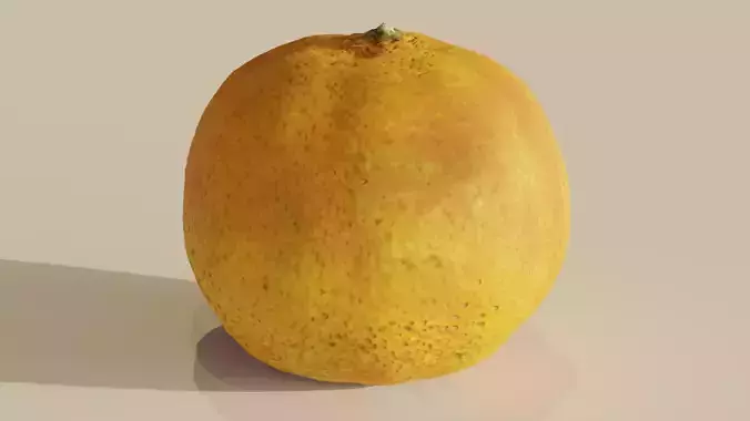 Tangerine 1 Photorealistic  Low-poly 3D model Tangerine 1 Photorealistic  Low-poly 3D model