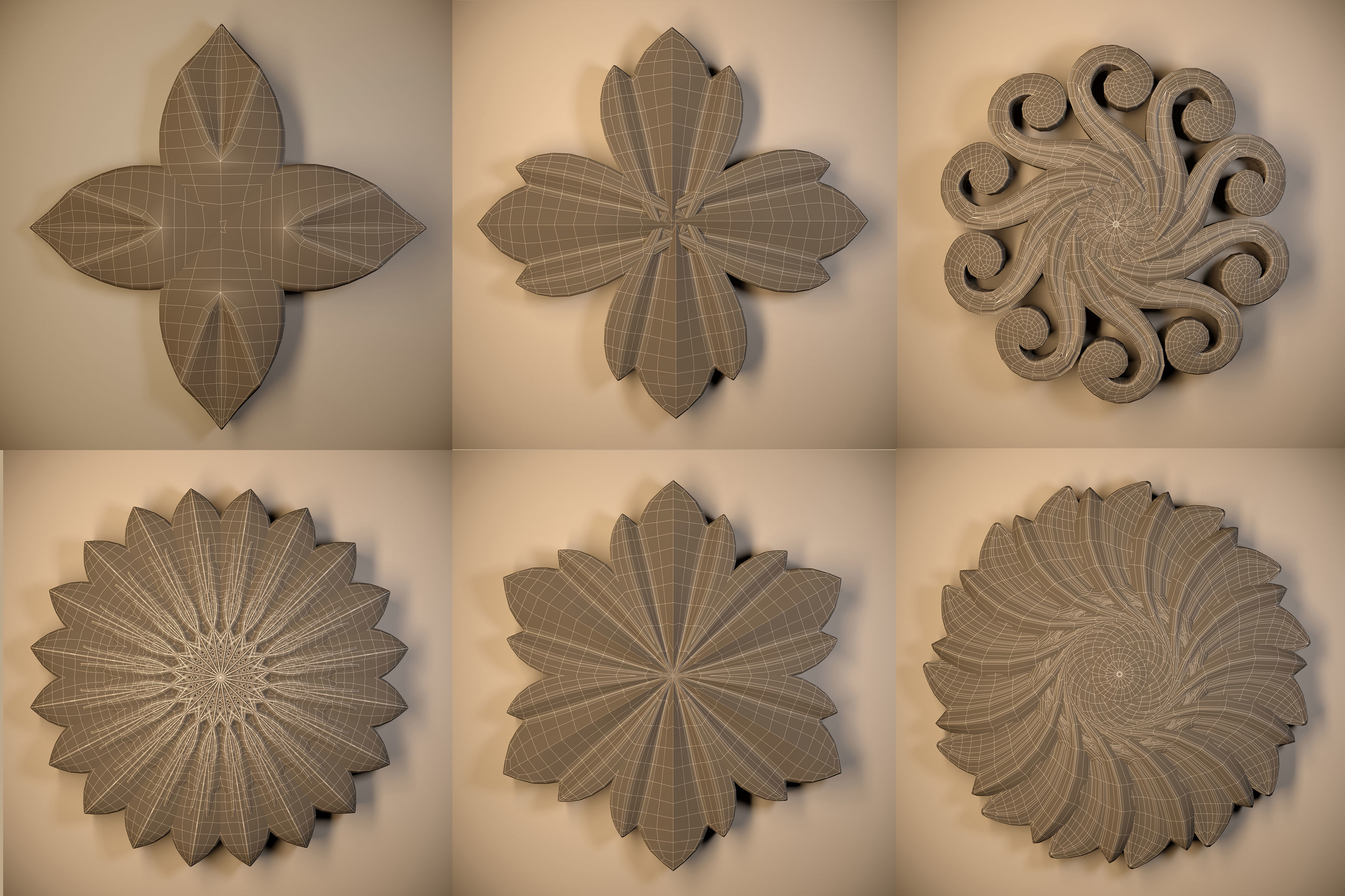 ARCHITECTURAL KITBASH-vol 1 3D model_1