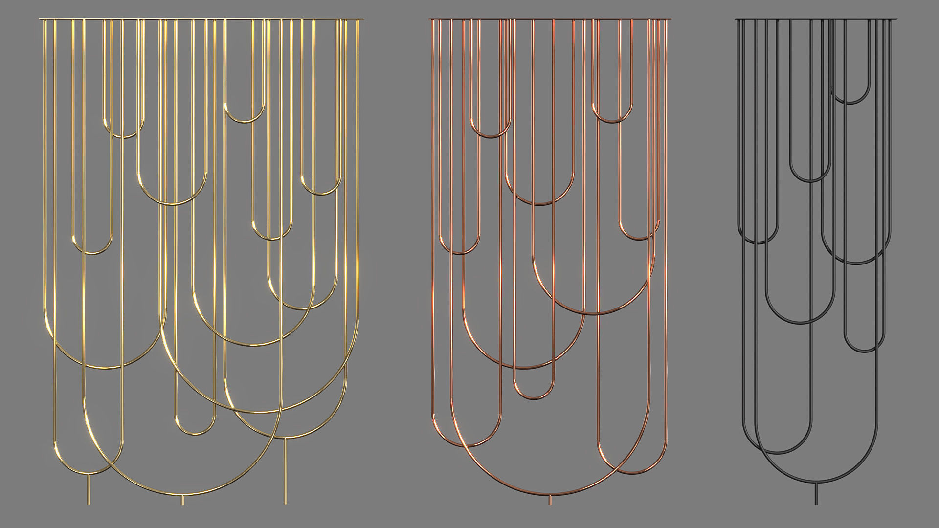 Decorative partitions 023 3D model_2