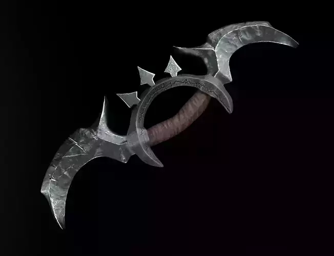 Low Poly Game Ready Weapon Blade
