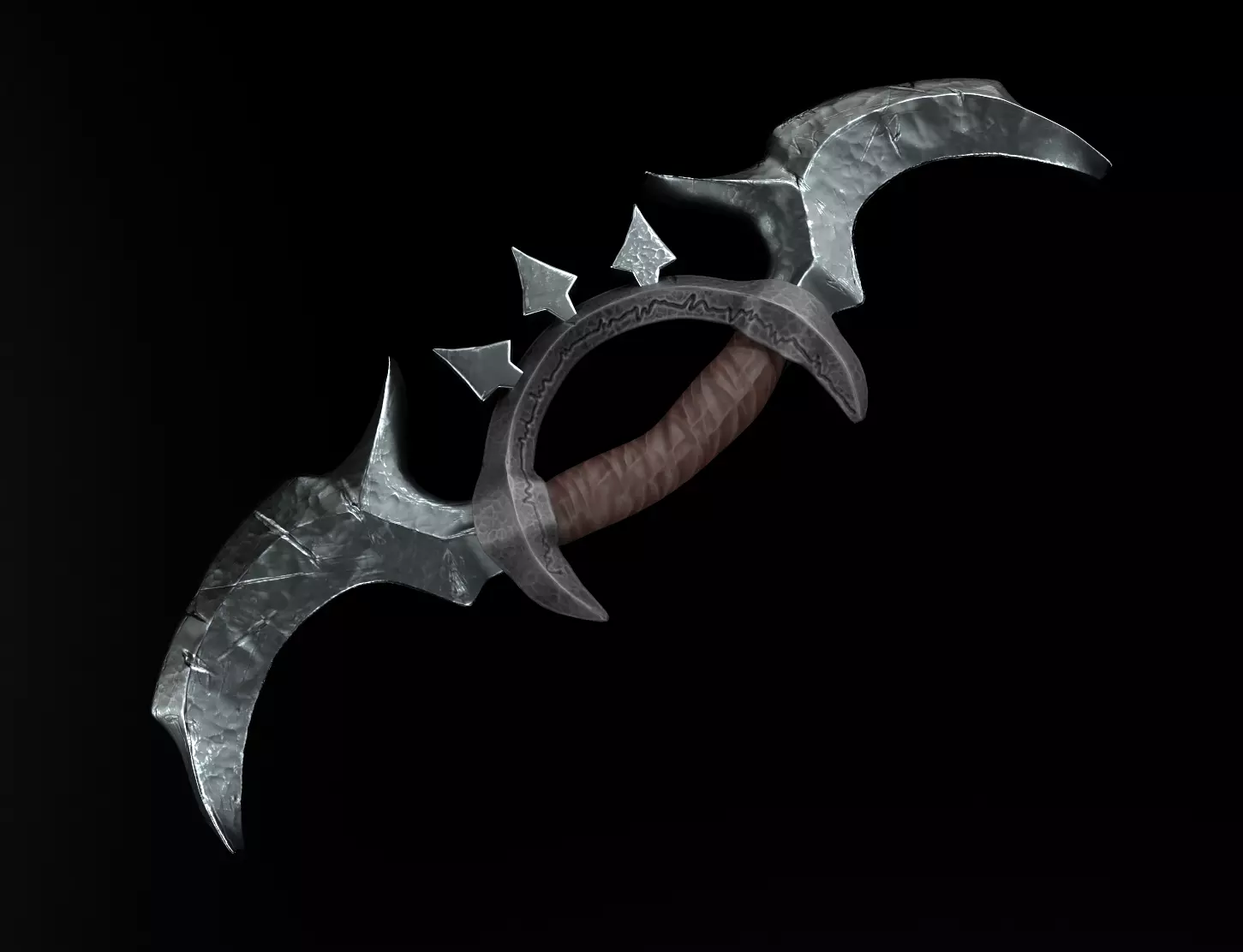 Low Poly Game Ready Weapon Blade Low-poly 3D model