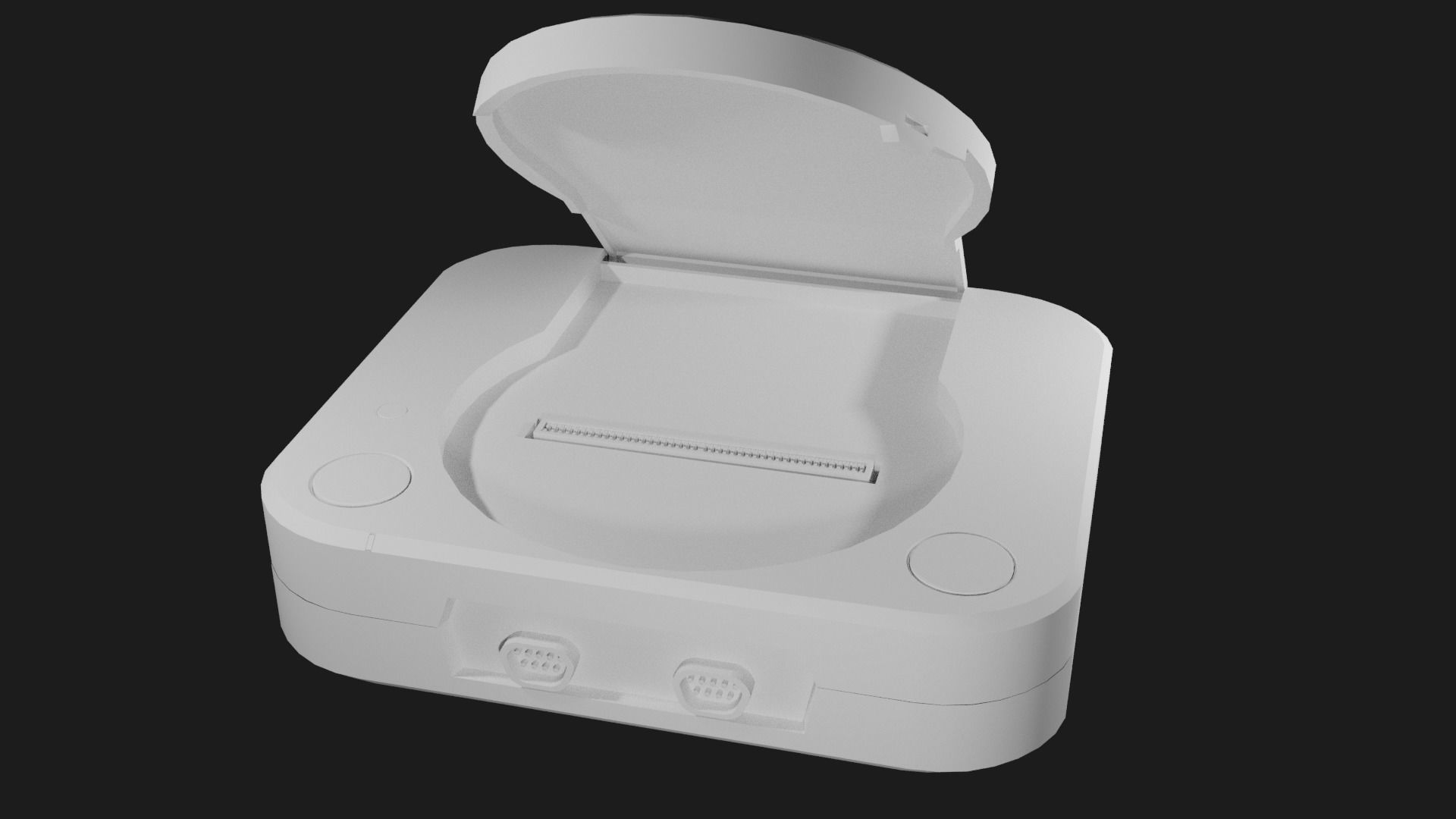 Cartridge Game V1 Low-poly 3D model_1