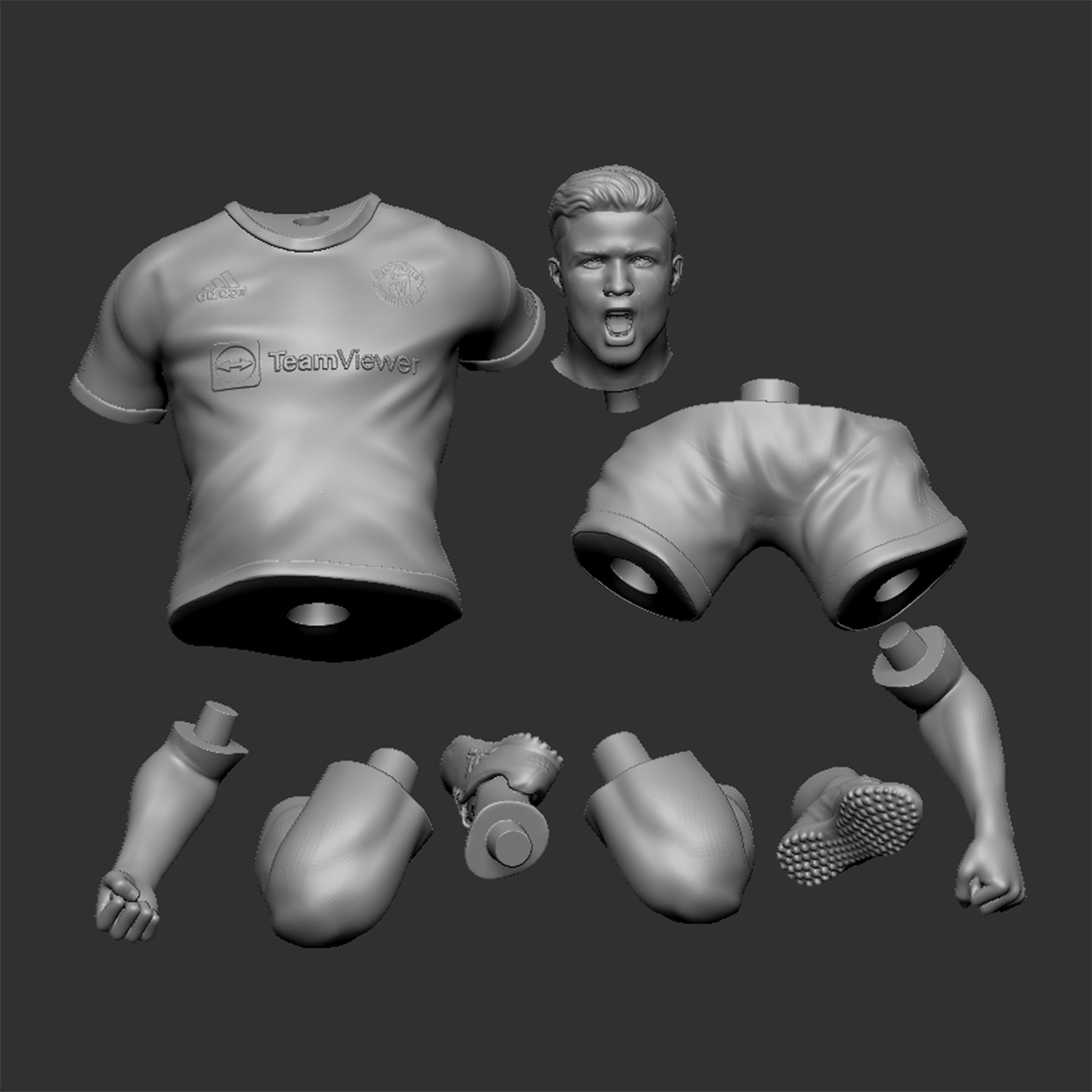 Ronaldo 3D Printable 6 3D print model_2