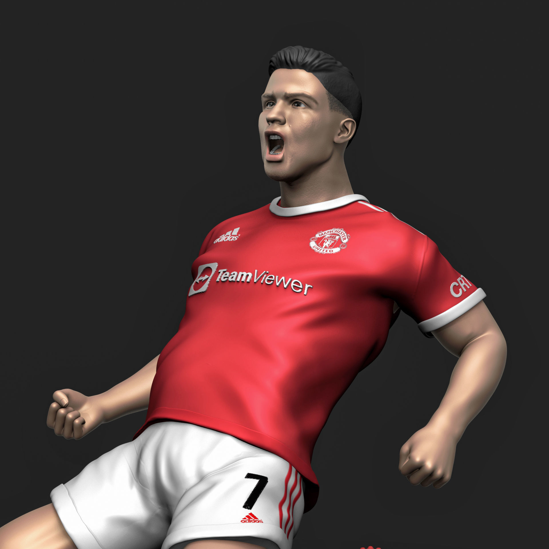 Ronaldo 3D Printable 6 3D print model_13
