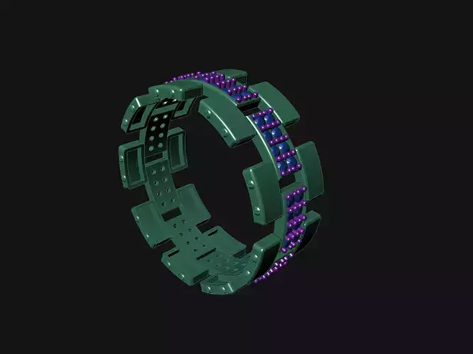 Rings emerald and sapphire engagement ring