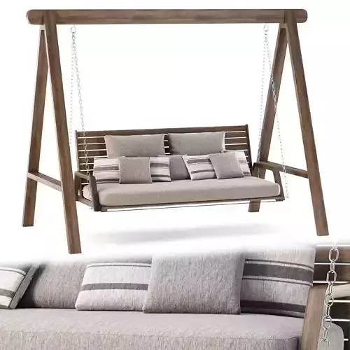Mary wooden double garden swing MR45 by Bpoint Design 