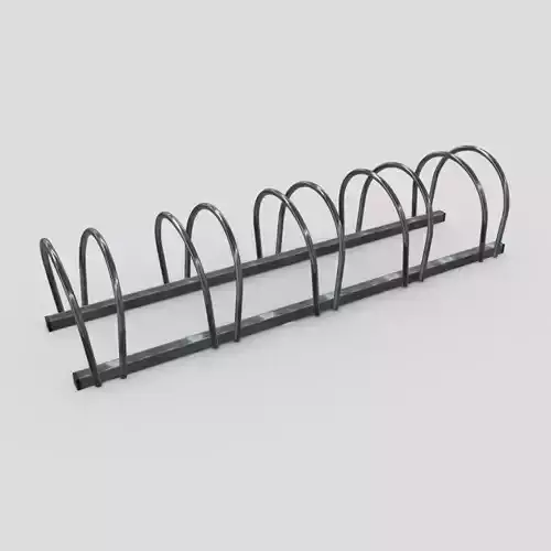 CC0 - Bicycle Stand 4 Free low-poly 3D model