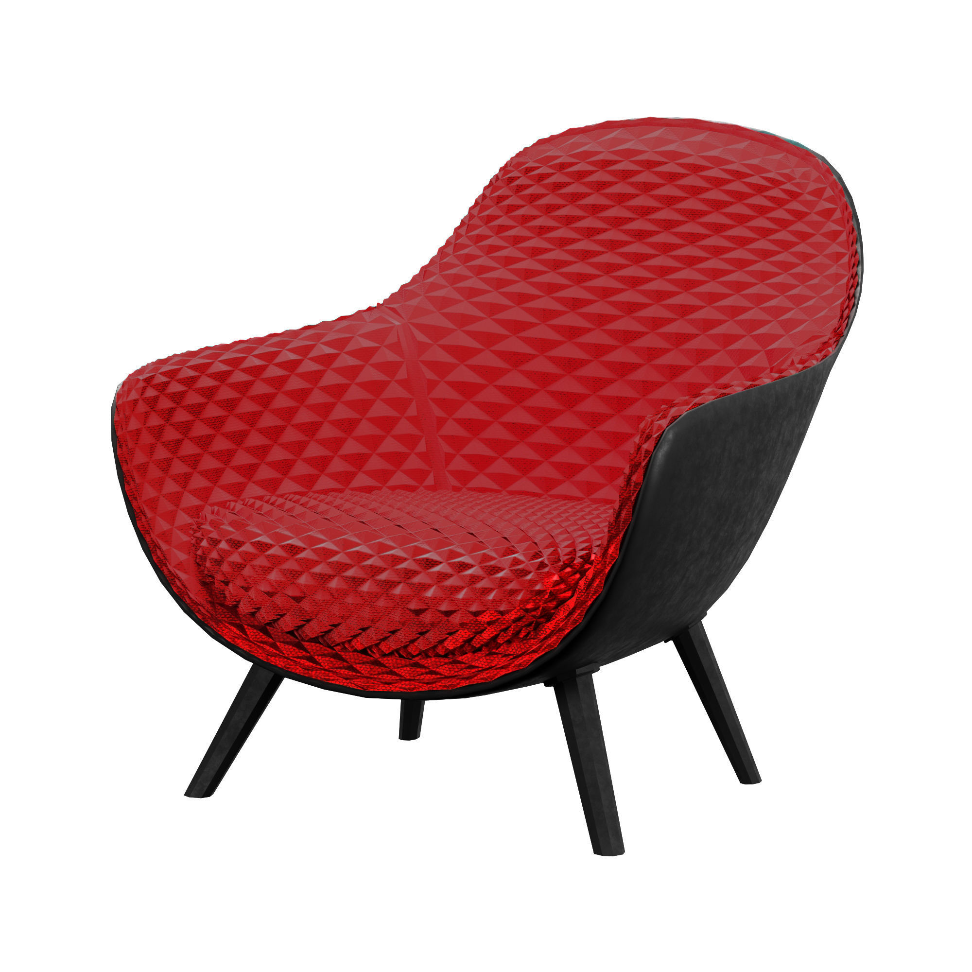 poltrona chair 3D model_2