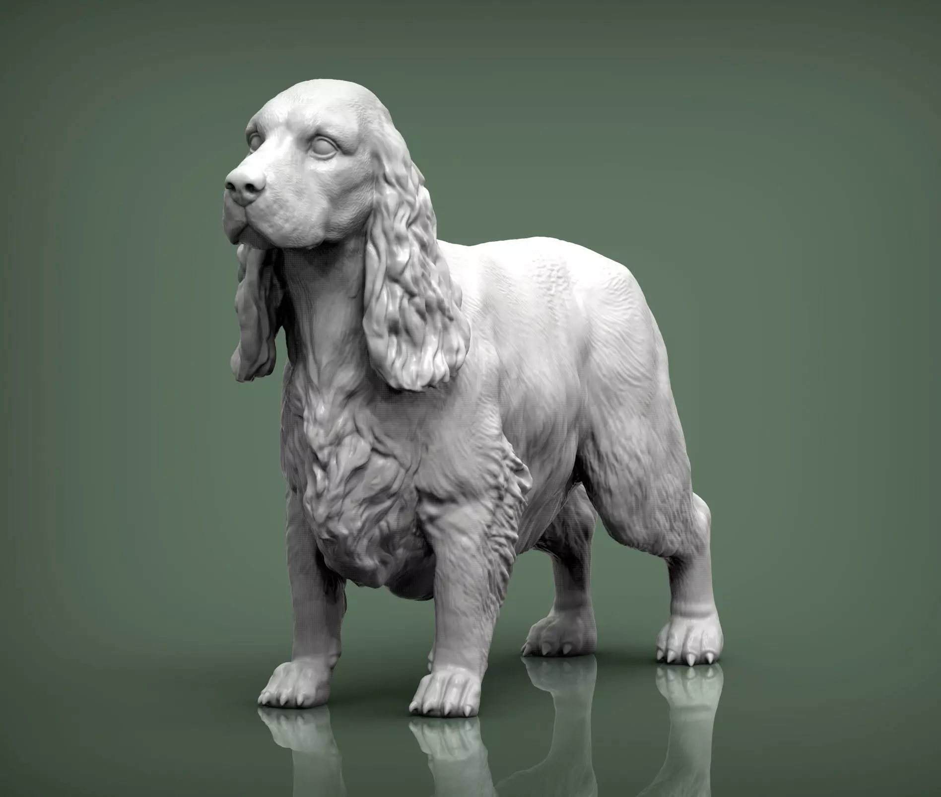 English Cocker Spaniel 3D print model_0