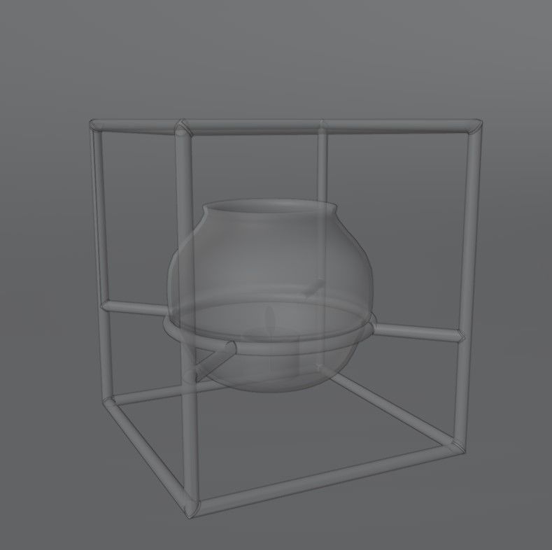 Candle holder 3D model_16