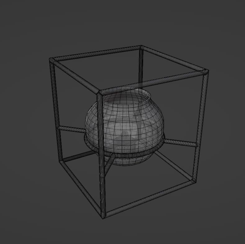 Candle holder 3D model_33