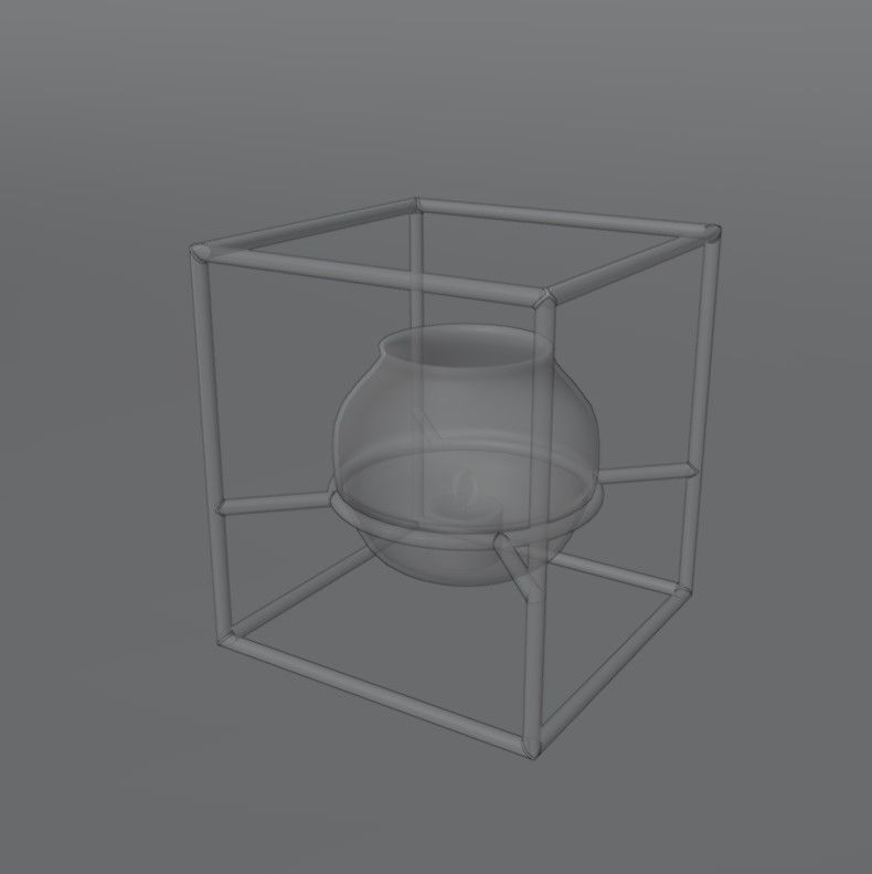 Candle holder 3D model_18