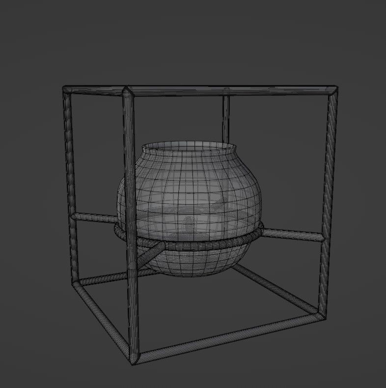 Candle holder 3D model_30