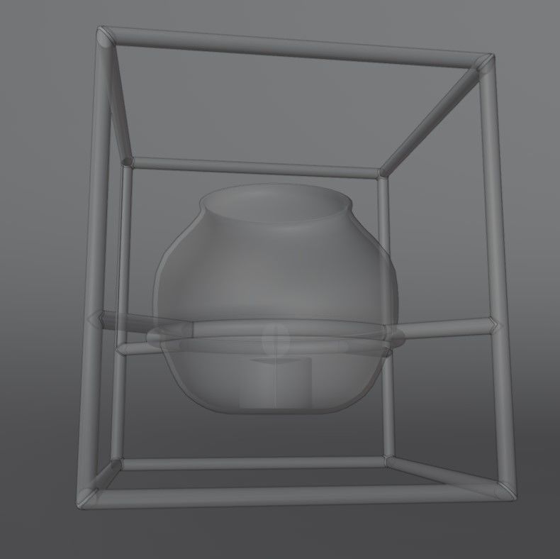 Candle holder 3D model_23