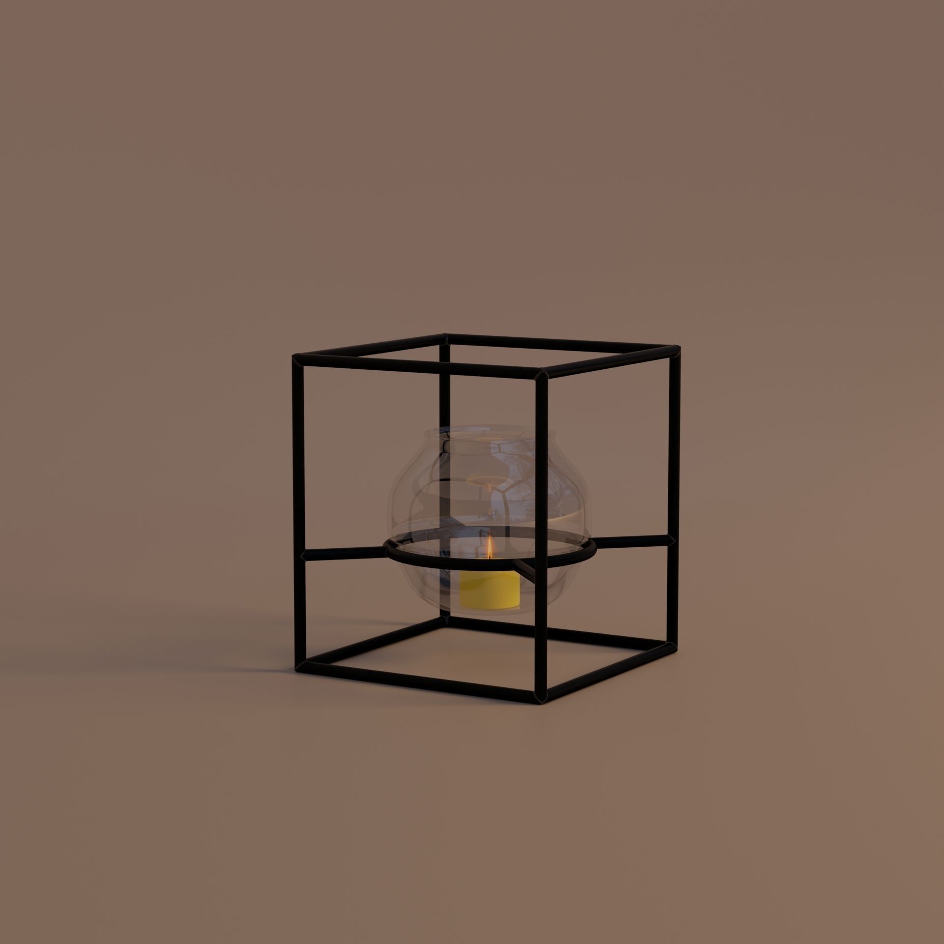 Candle holder 3D model_13