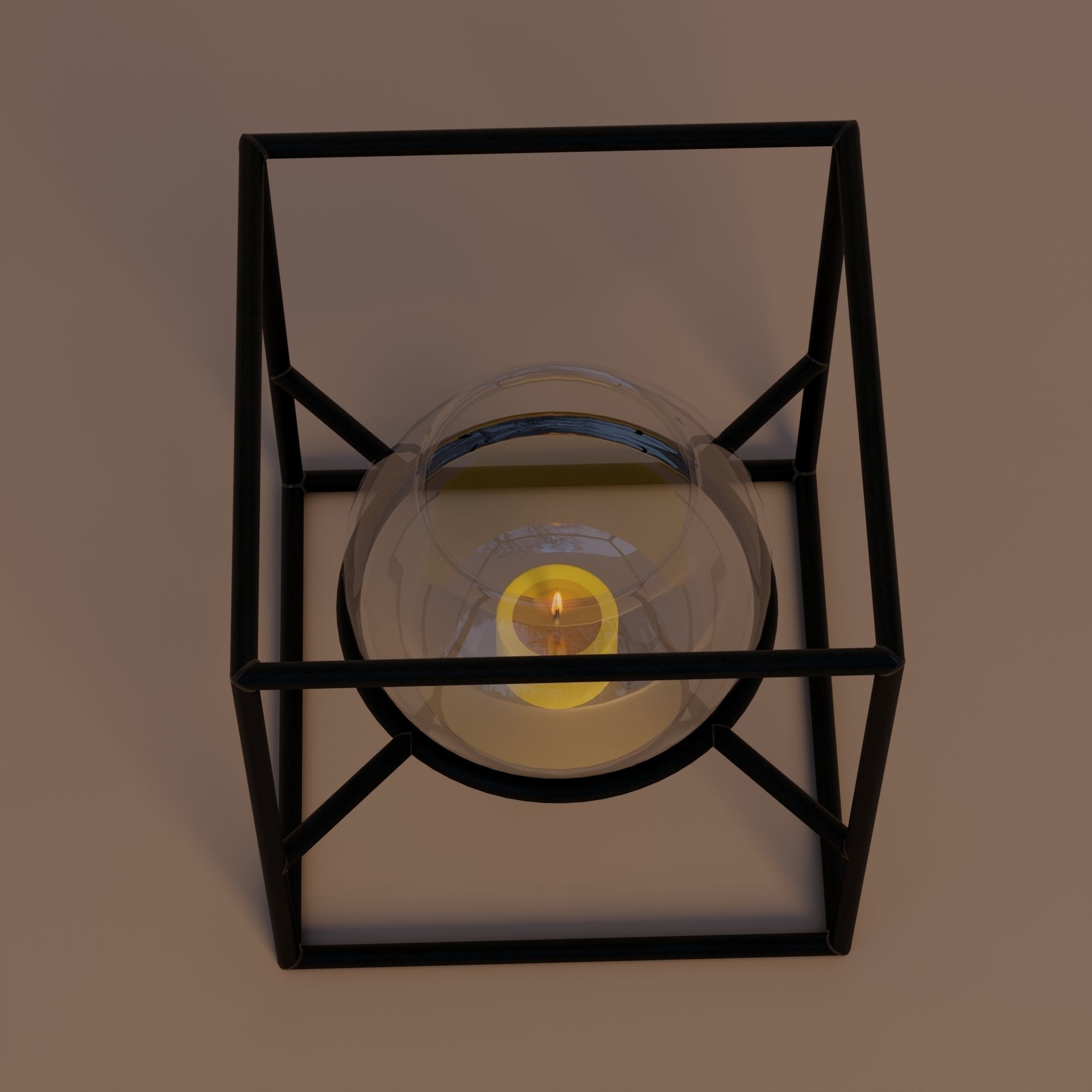 Candle holder 3D model_12