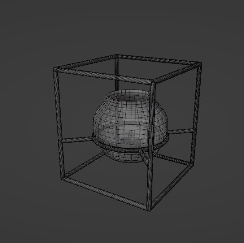 Candle holder 3D model_32