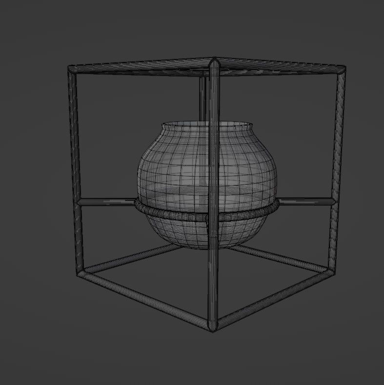 Candle holder 3D model_29