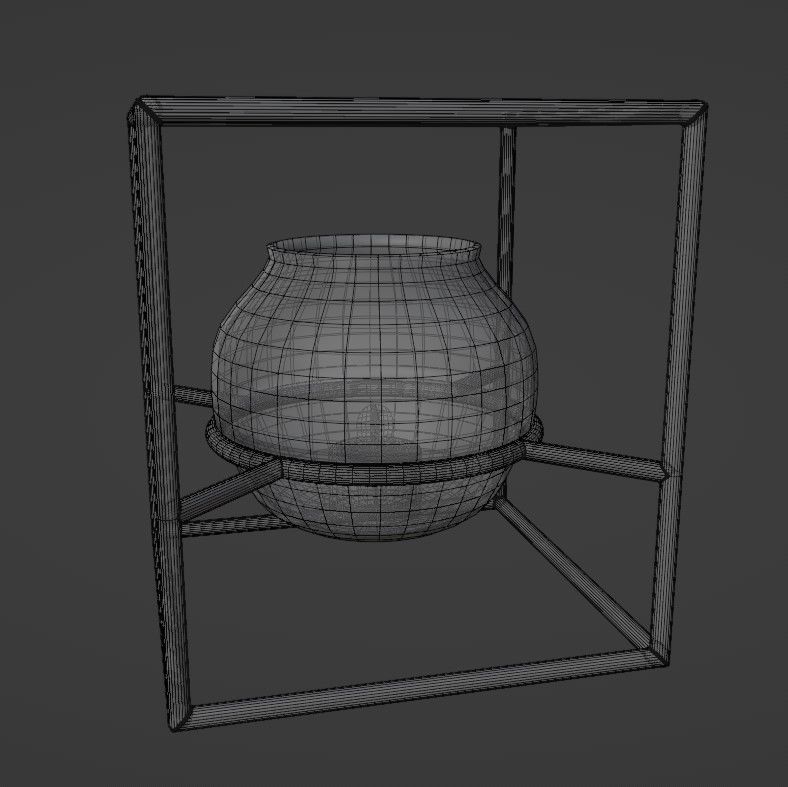 Candle holder 3D model_34
