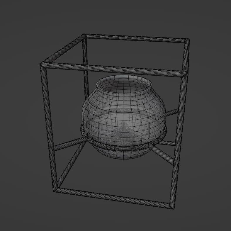Candle holder 3D model_31