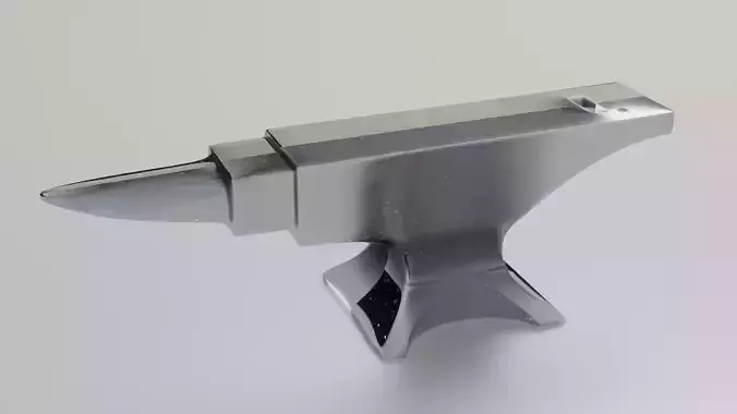3D Modelled Anvil blender