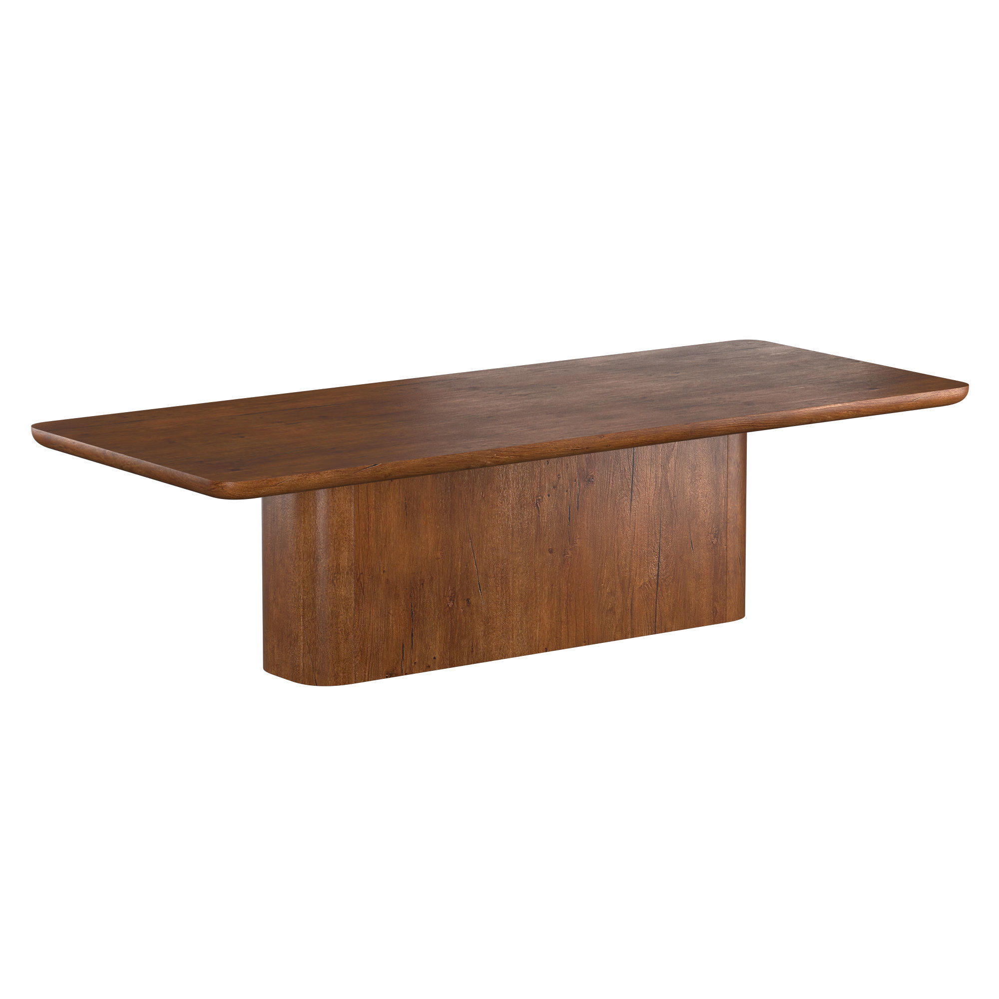OSLO PEDESTAL RECTANGULAR DINING TABLE 3D model_6