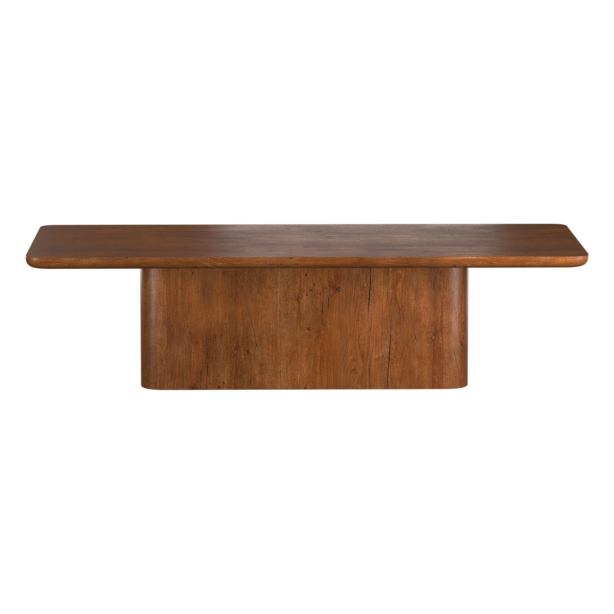 OSLO PEDESTAL RECTANGULAR DINING TABLE 3D model_4