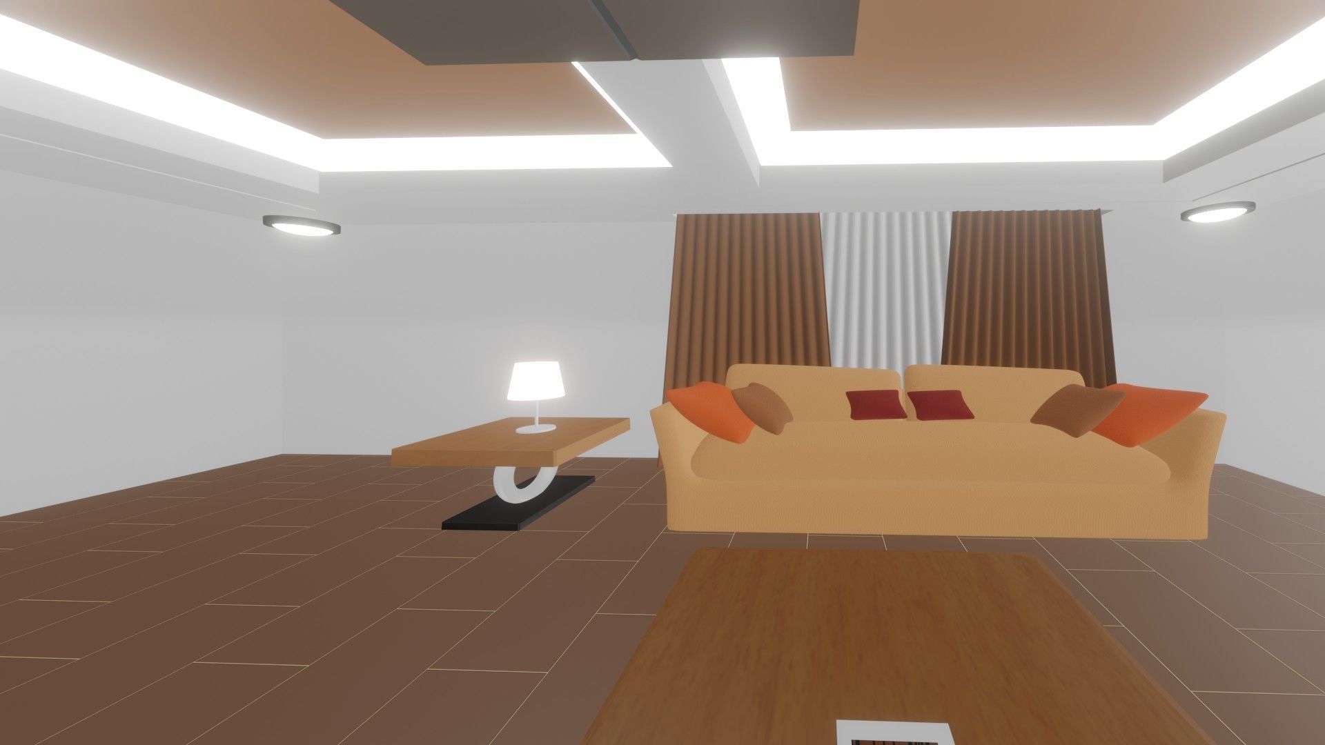 Living room 3D model_7