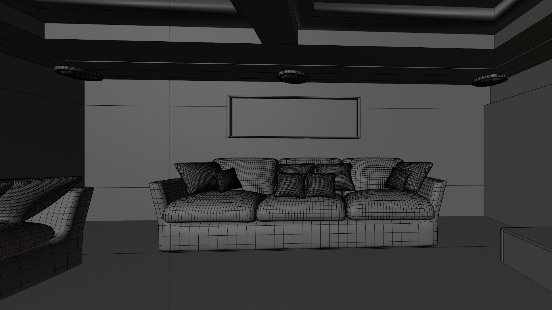 Living room 3D model_10