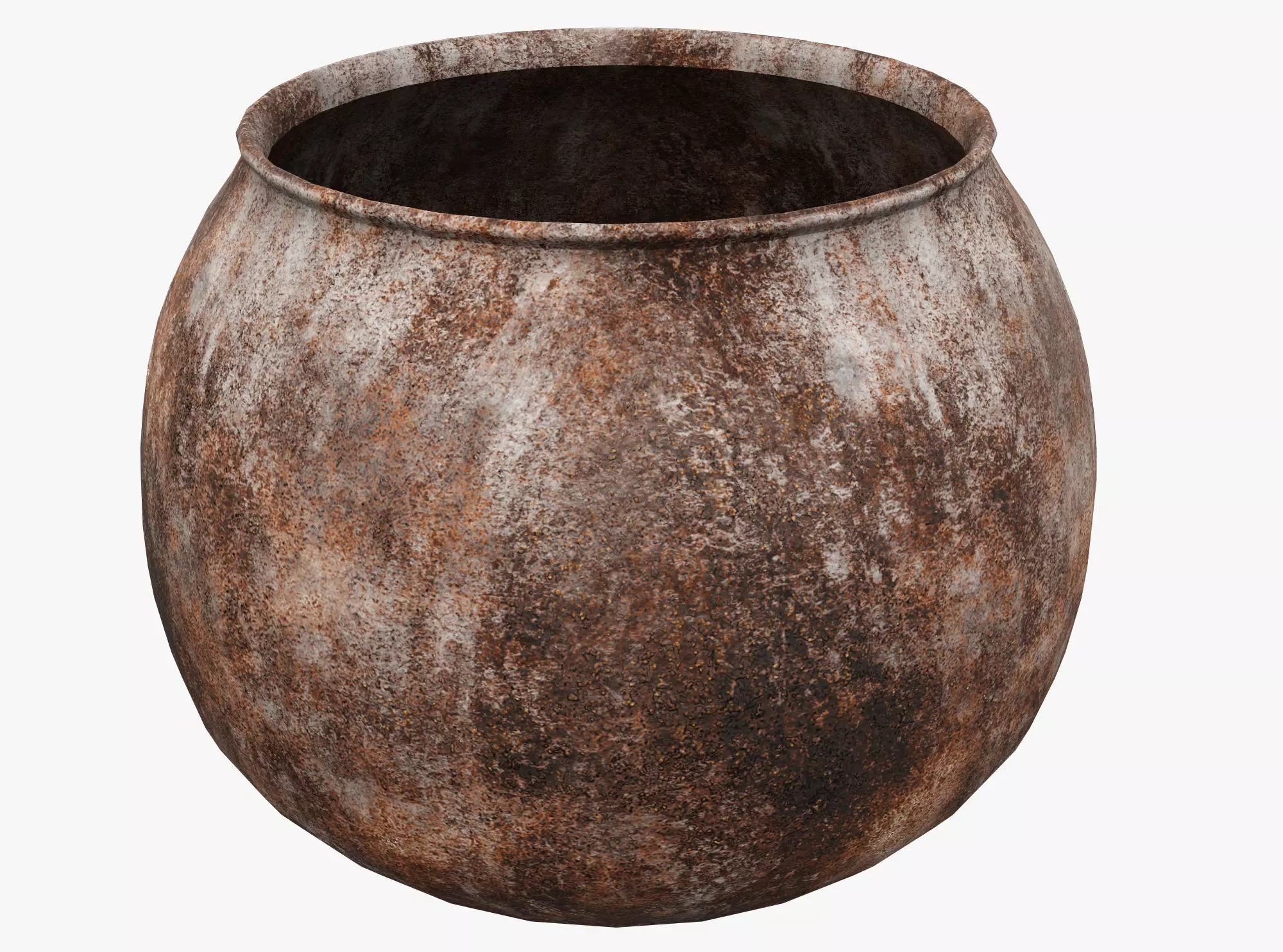 Witchs Cauldron Low-poly 3D model_0