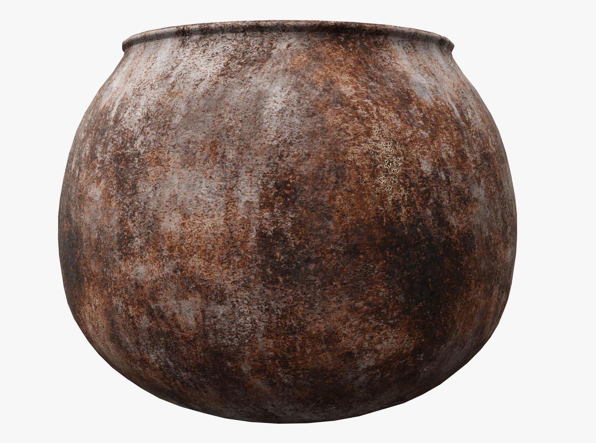 Witchs Cauldron Low-poly 3D model_2