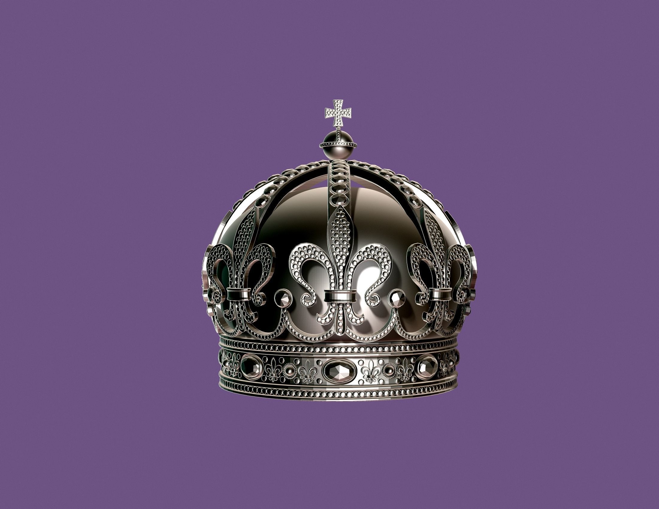 BULGARIAN CROWN 3D print model_8