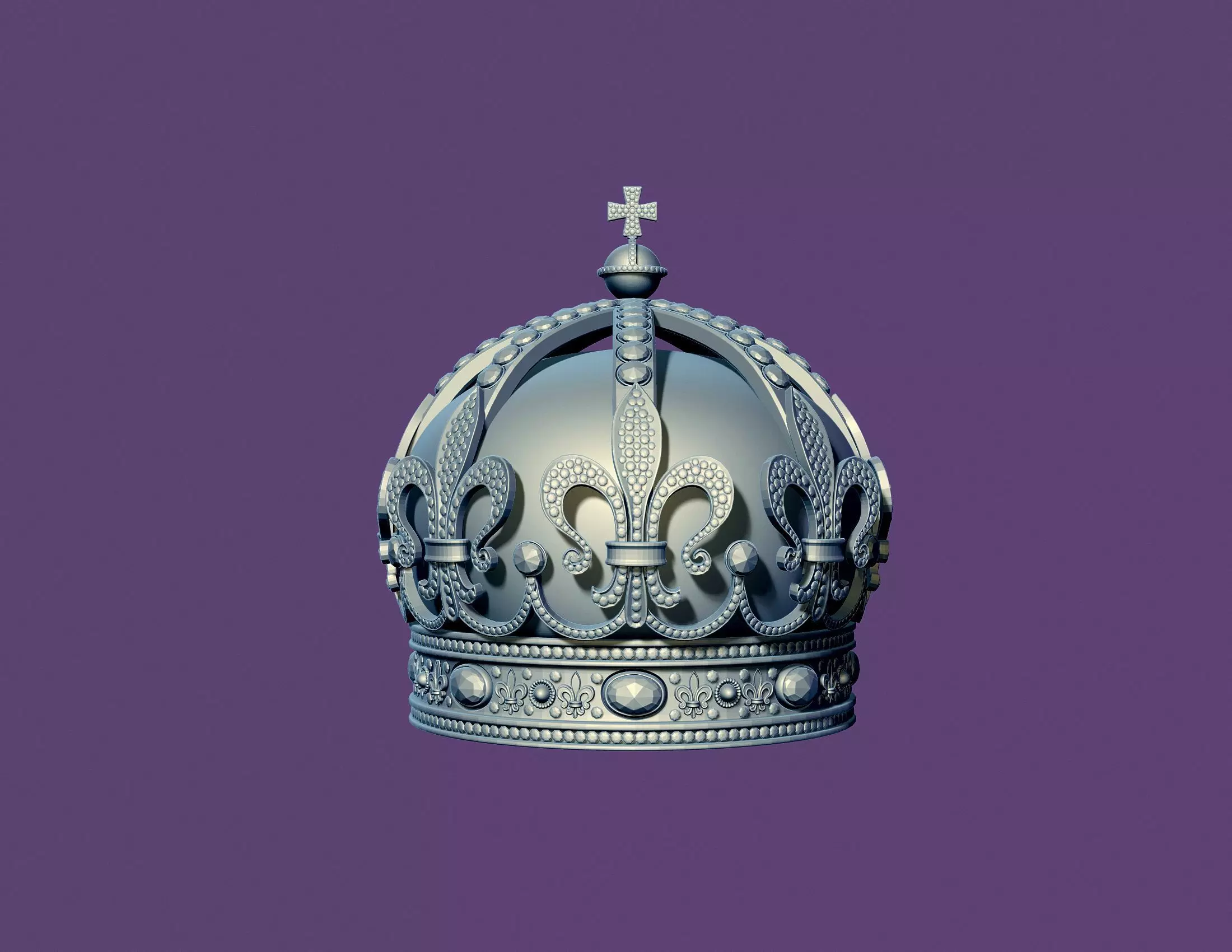 BULGARIAN CROWN 3D print model_0