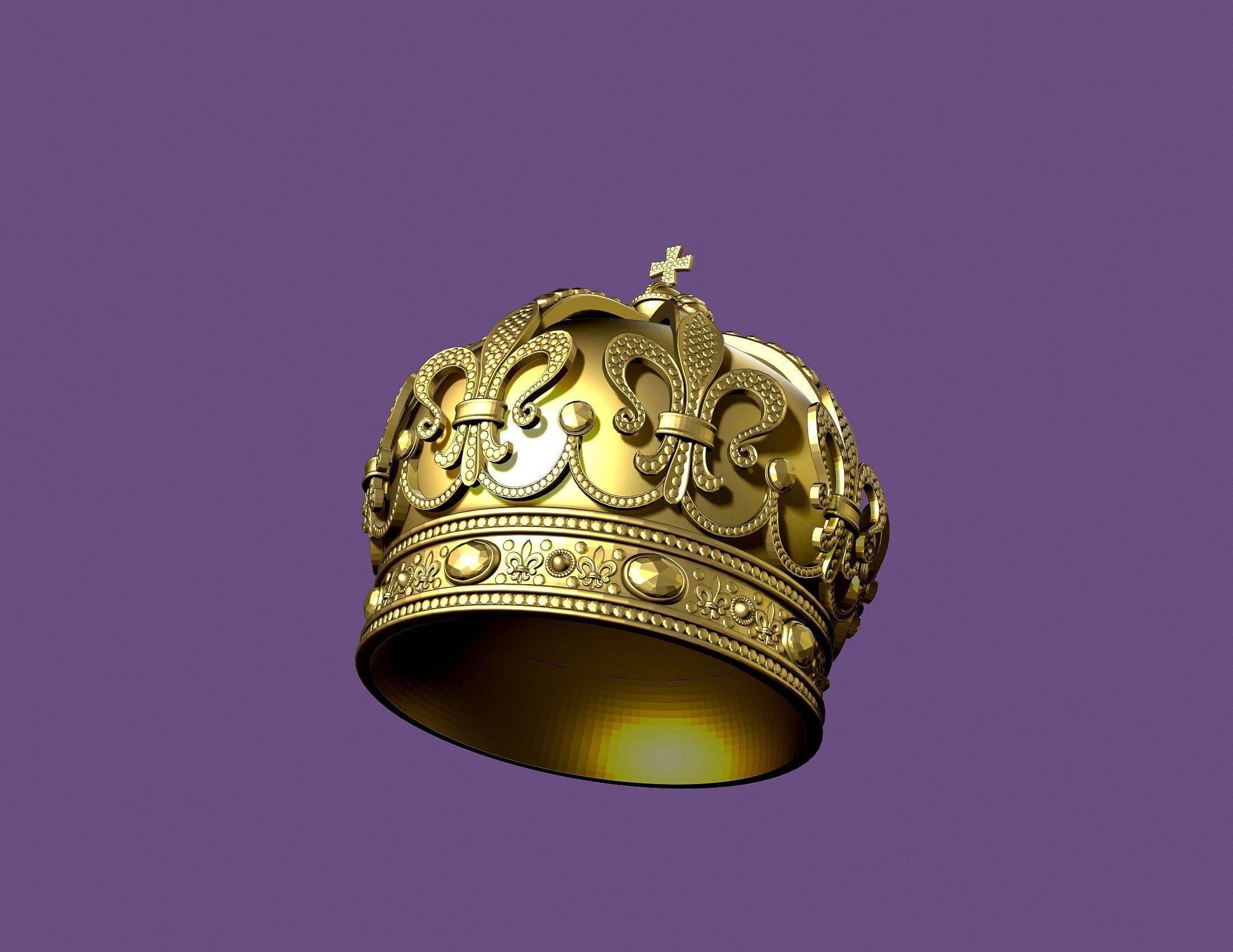 BULGARIAN CROWN 3D print model_4