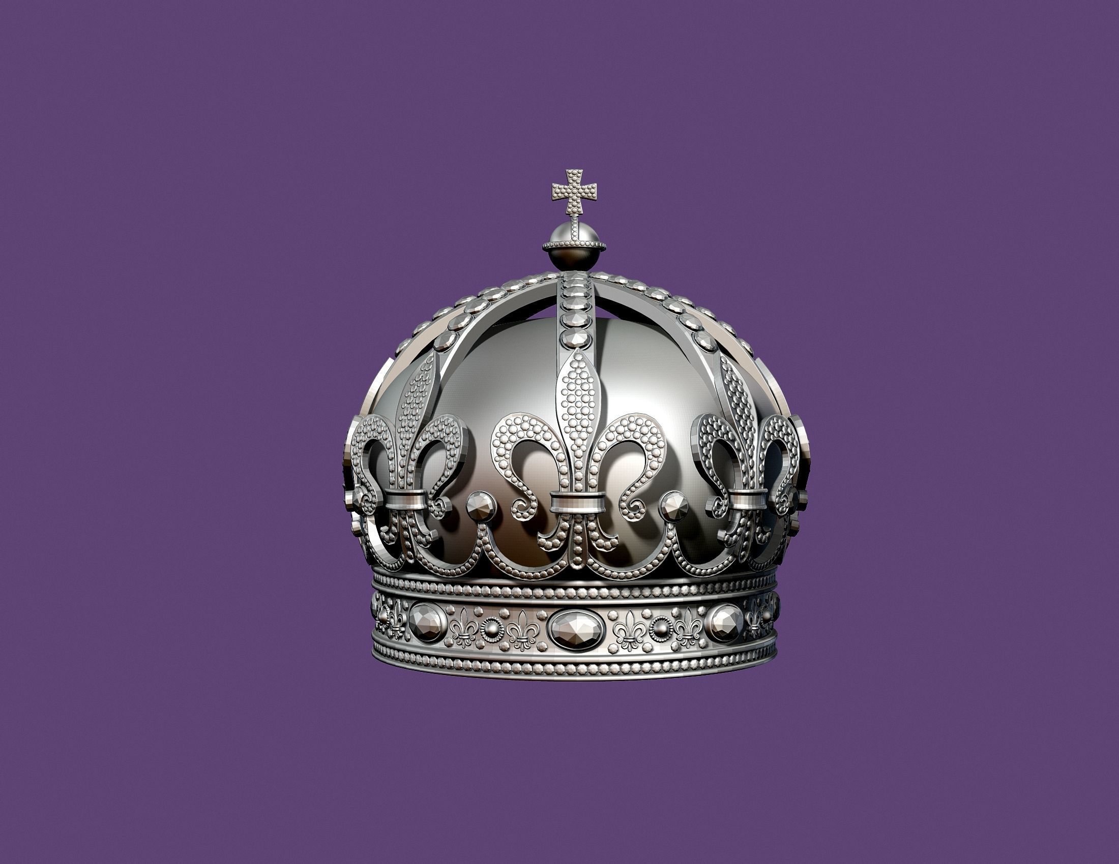 BULGARIAN CROWN 3D print model_6