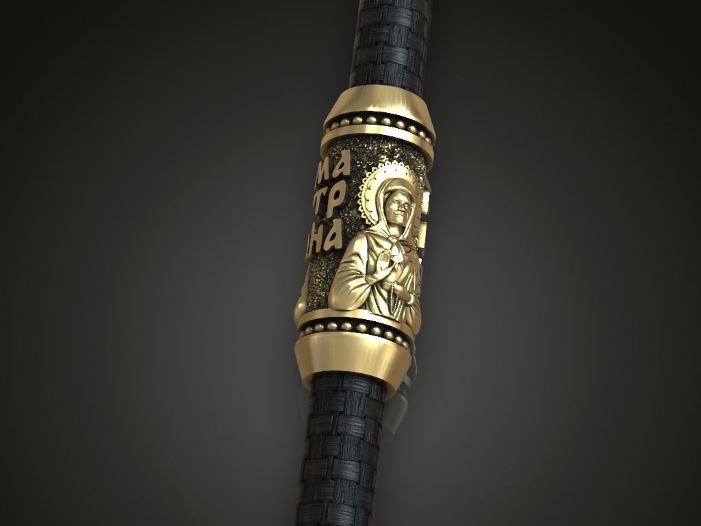 Bead spacer paracord orthodox christianity  3D print model_4